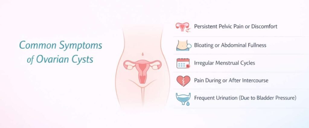 causes of ovarian cysts