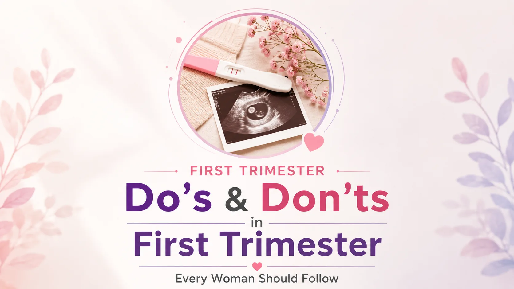 first trimester tips by gynecologist